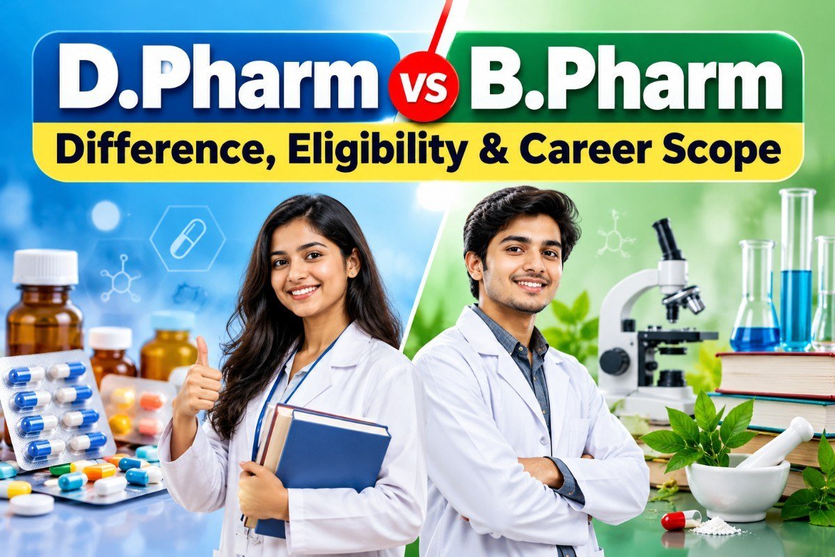 D.Pharm vs B.Pharm: Difference, Eligibility & Career Scope